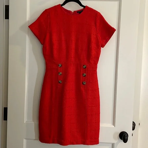 Ann Taylor | Dresses | Ann Taylor Orange Dress Size 2 | Poshmark